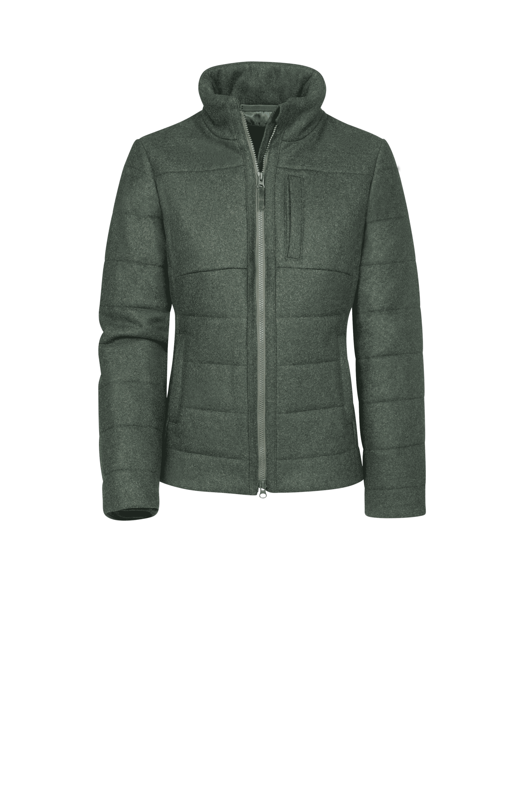 Jagdhund ALPACH zöld női steppelt vadászkabát (4xl) D 48