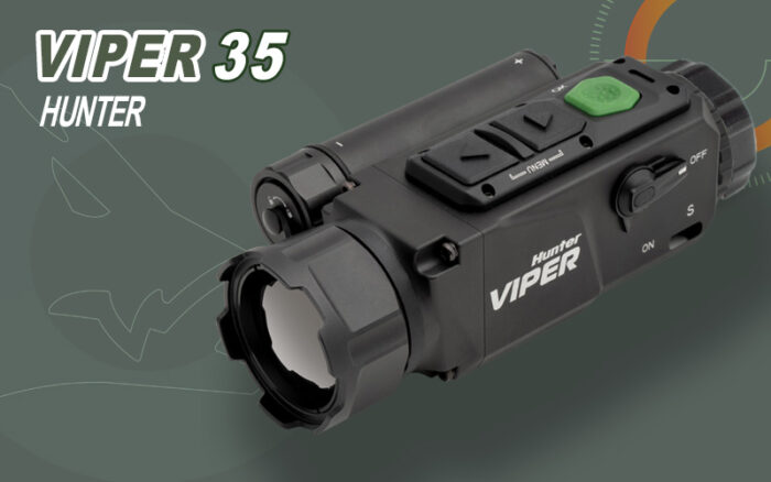 Nitehog  Viper 35 HUNTER – A legújabb hőkamerás előtét vadászoknak <15 mk NETD    640×512 Német