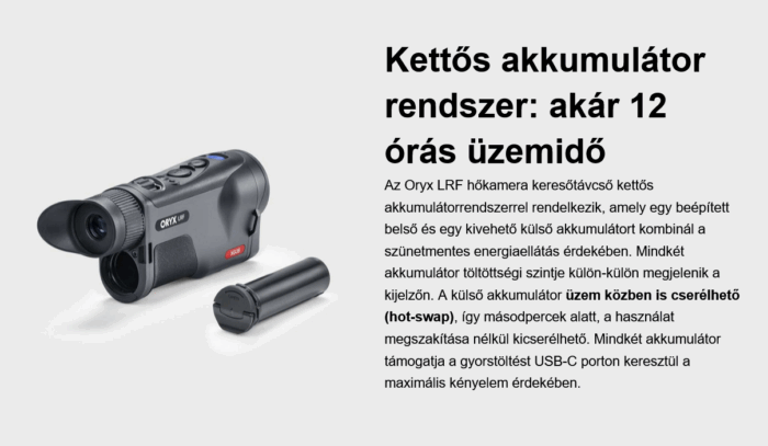 Pulsar Oryx LRF XG35: Új generációs hőkamera beépített lézeres távolságmérővel - Image 19