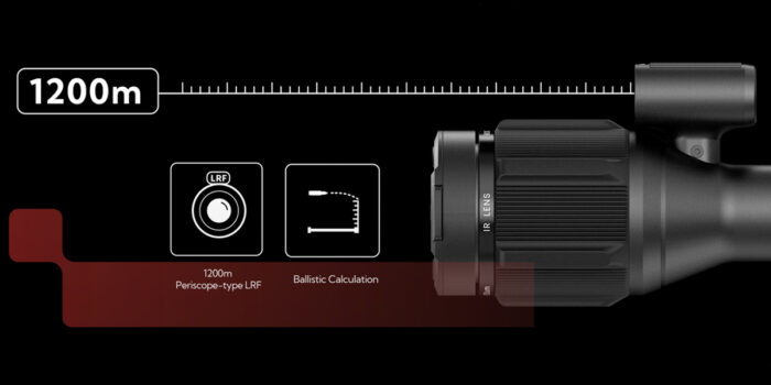 Nocpix Bolt L35R hőkamera céltávcső  3,5 – 14x35