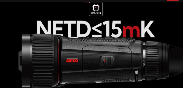 Nocpix Vista S50R  hőkamera kereső távolságmérővel  2-40x50 mm  Hőszenzor: 1280x1024 12μm