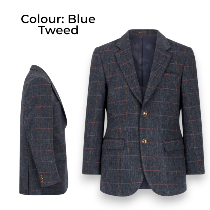 Férfi Windsor Derby Tweed Country Zakó - Image 9