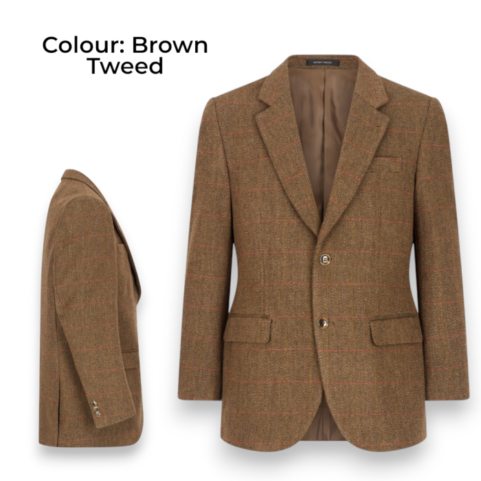 Férfi Windsor Derby Tweed Country Zakó - Image 7