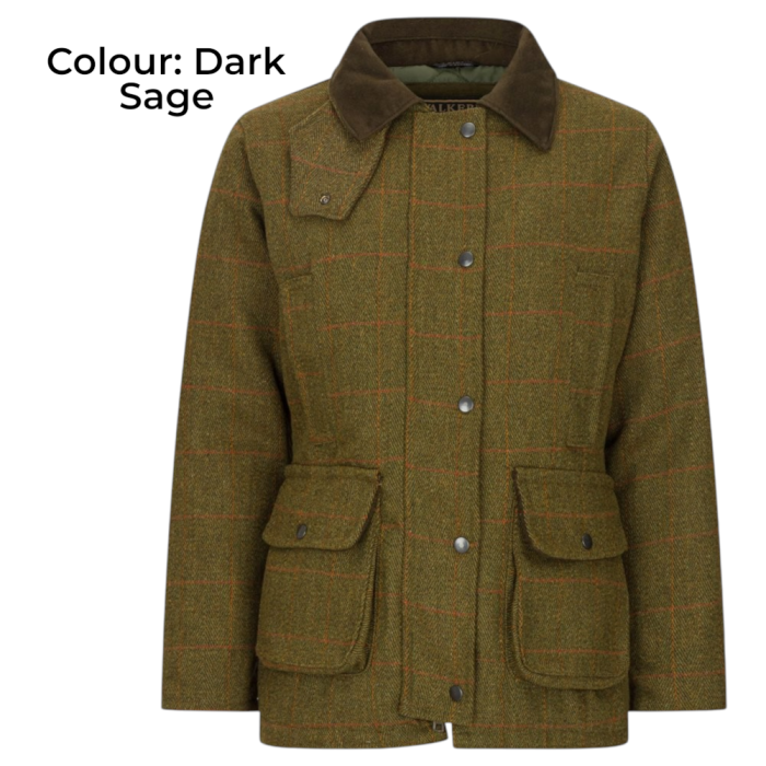 Walker & Hawkes – Ladies Derby Tweed Hazelwood Shooting Jacket női kabát - Image 10