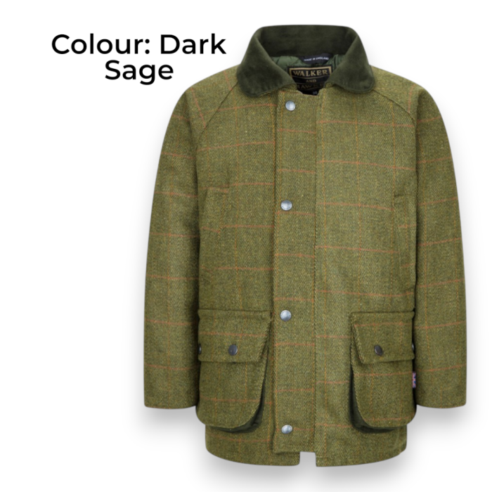 Children’s Derby Tweed Noah Shooting Jacket – Klasszikus tweed stílus gyerekeknek - Image 9