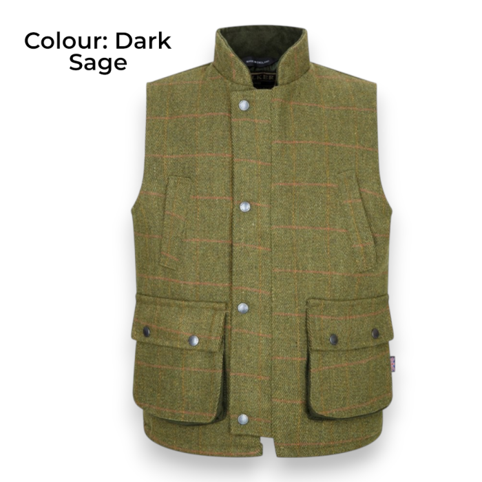 Children’s Derby Tweed Greyson Shooting Gilet – Strapabíró tweed mellény gyerekeknek - Image 7
