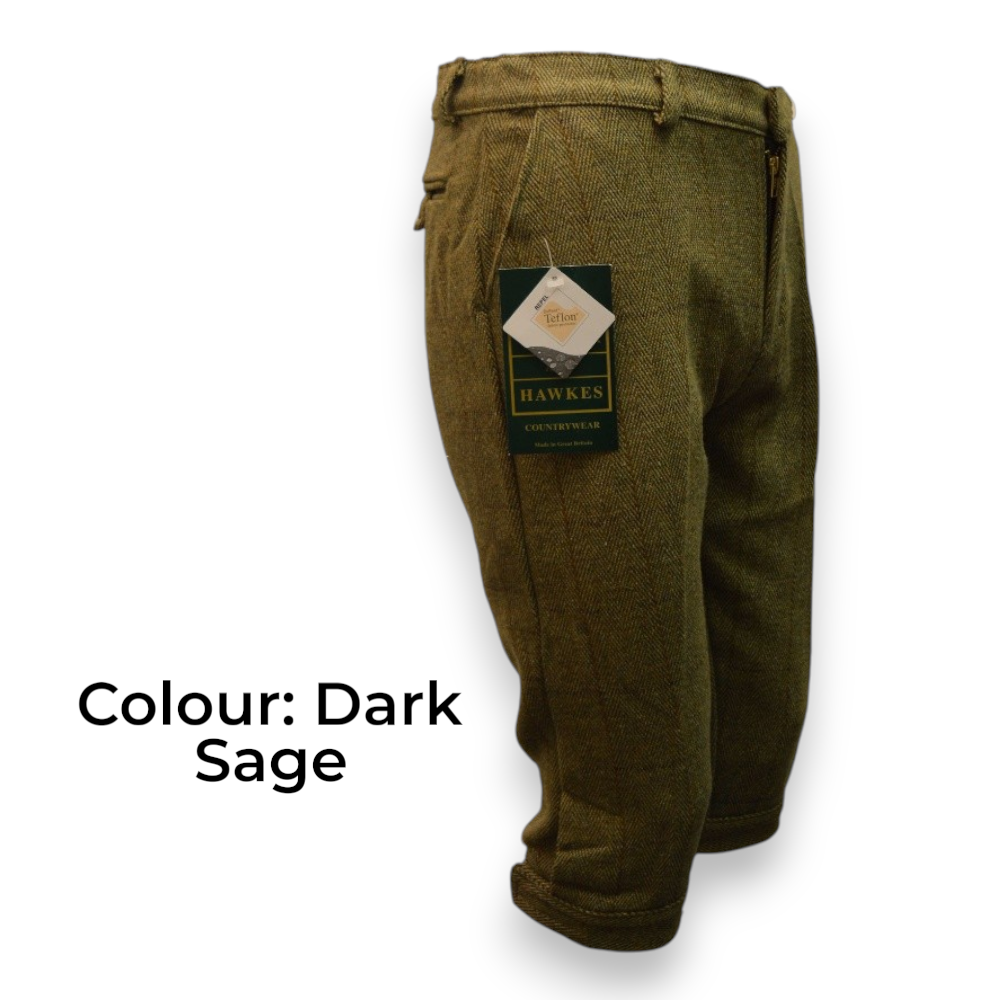 Walker & Hawkes Kids’ Derby Tweed Plus Twos Brackley Breeks – Klasszikus tweed térdnadrág gyerekeknek - Image 4