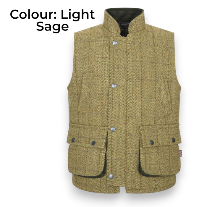 Children’s Derby Tweed Greyson Shooting Gilet – Strapabíró tweed mellény gyerekeknek - Image 6