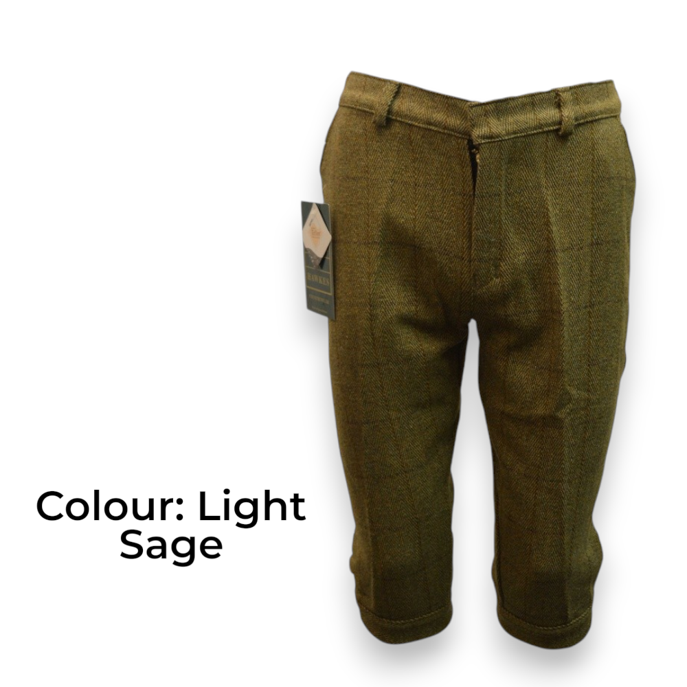 Walker & Hawkes Kids’ Derby Tweed Plus Twos Brackley Breeks – Klasszikus tweed térdnadrág gyerekeknek - Image 3