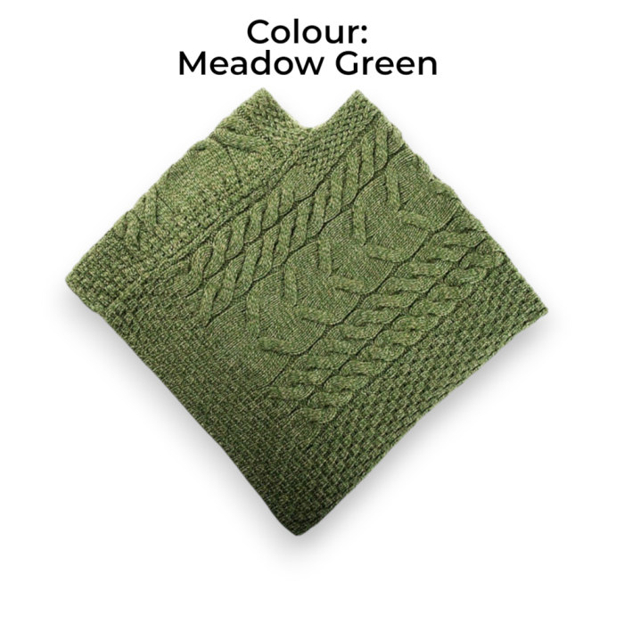 Walker and Hawkes – Kids’ Supersoft Merino Wool Cotebrook Poncho  100% Merinó gyapjúból készült, puha és meleg gyermek poncsó - Image 3