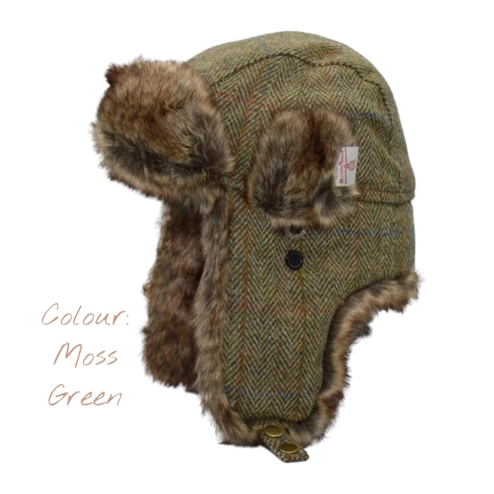 Walker & Hawkes – Harris Tweed Charles Trapper Hat - Image 9