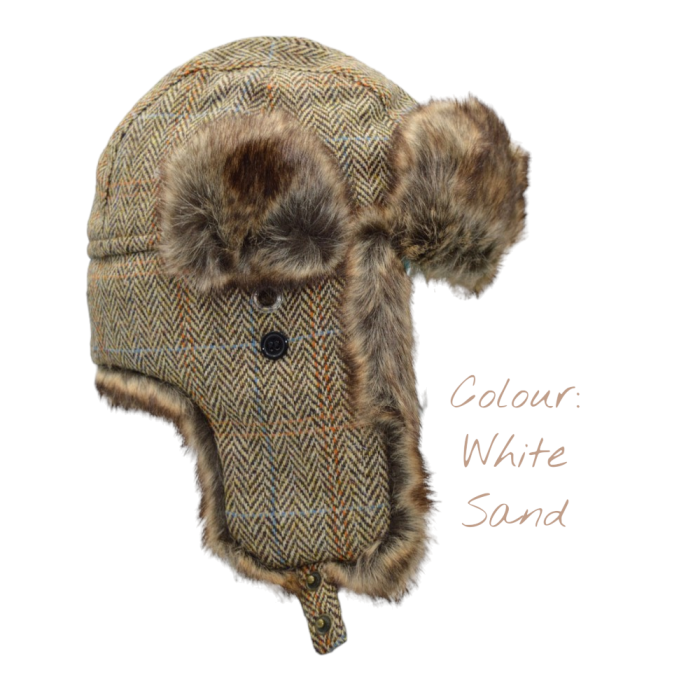 Walker & Hawkes – Harris Tweed Charles Trapper Hat - Image 6
