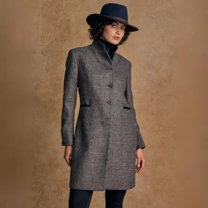 Jack Murphy Isabella Tweed Overcoat – női tweed kabát - Image 3