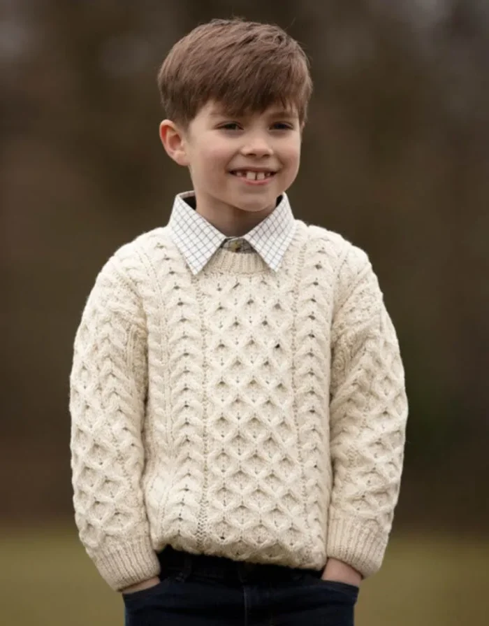 Walker&Hawkes Kids’ Supersoft Merino Wool Acton Jumper – 100% Merinó gyapjú gyermek pulóver