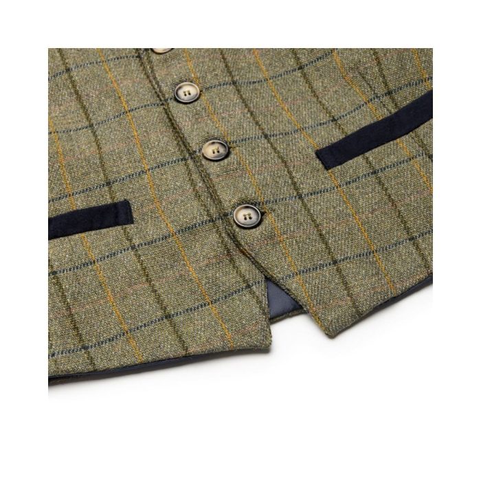 Walker & Hawkes Derby Tweed Alcott férfi mellény - Image 12