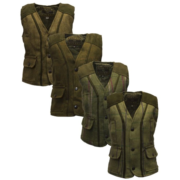 Baby Kids’ Derby Tweed Blakeson Gilet – Klasszikus tweed mellény a legkisebbeknek