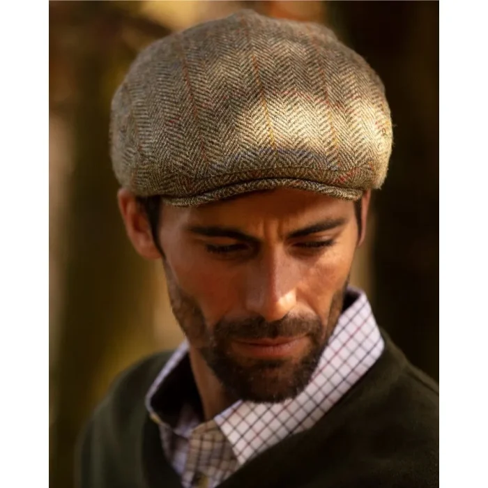 Walker & Hawkes – Edward Harris Tweed Flat Cap fülvédővel - Image 7