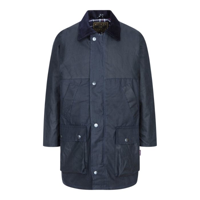 Kids’ Wax Padded Hudson Jacket – Klasszikus brit viaszolt pamut kabát gyerekeknek - Image 8