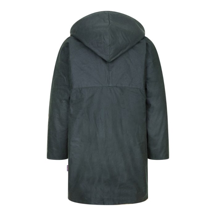 Kids’ Wax Padded Hudson Jacket – Klasszikus brit viaszolt pamut kabát gyerekeknek - Image 4