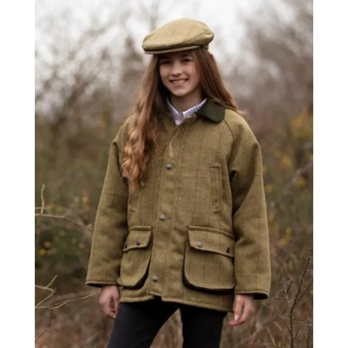 Children’s Derby Tweed Noah Shooting Jacket – Klasszikus tweed stílus gyerekeknek - Image 5