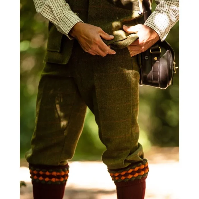 Walker & Hawkes Férfi Derby Tweed Plus Twos Breeks Nadrág - Image 7
