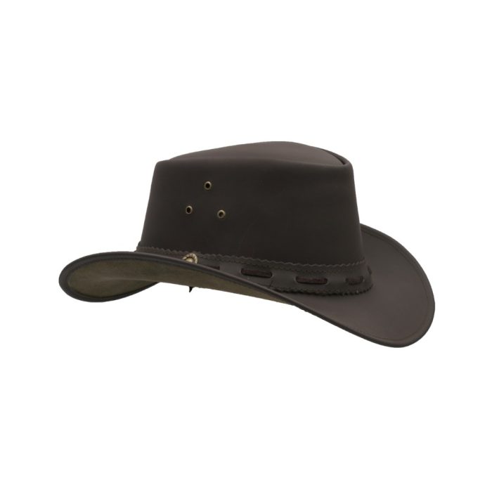 Walker & Hawkes Leather Cowhide Outback vízálló kalap