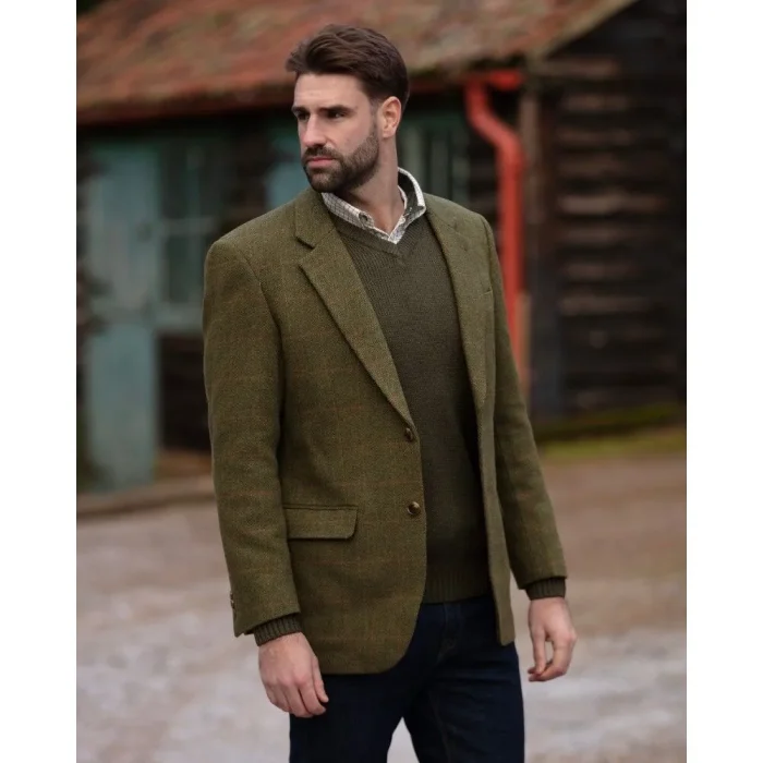 Férfi Windsor Derby Tweed Country Zakó - Image 4
