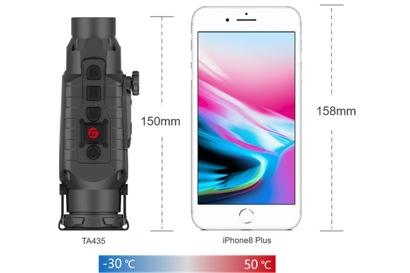 GUIDE TA435 HŐKAMERA ELŐTÉT 35 objektív 400 x felbontás 1024-es kijelző 300 -méterig+ (Lahoux clip) - Image 9