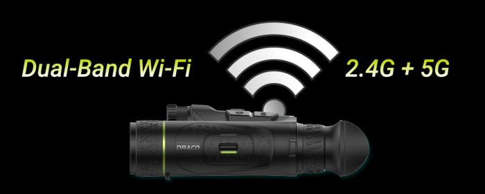 Pixfra Draco 2,4 és 5 GHz Wi‑Fi