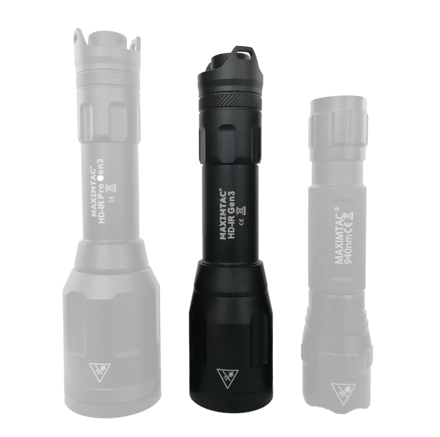 Maximtac HD-IR Gen 3 infra lámpa (850 nm + 940 nm) – amikor az éjszaka a te tereped - Image 2