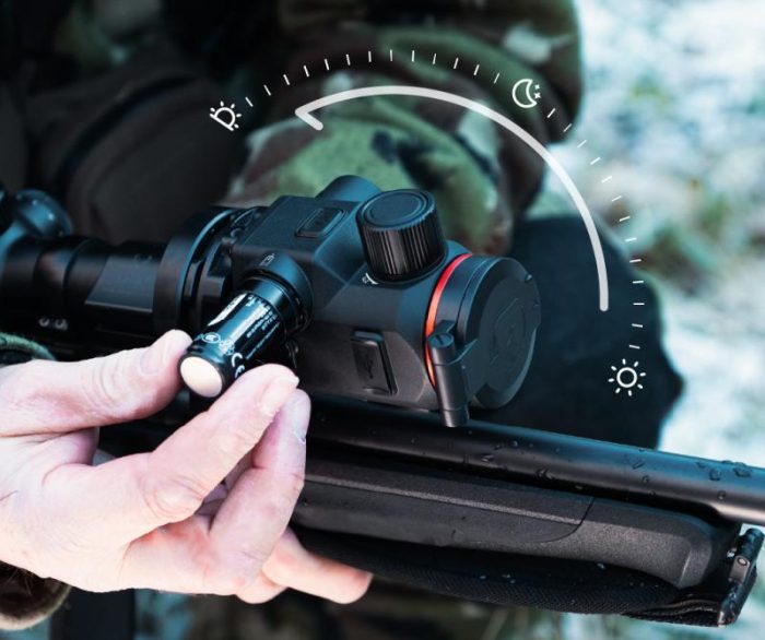 GUIDE G-O635CS fényerő és nappali-éjszakai használat
