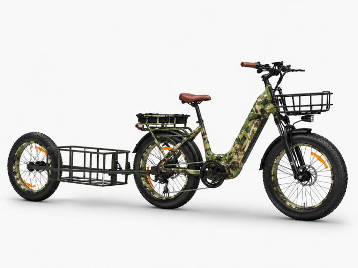 Vadász Terep eBike erdei fatbike részlet