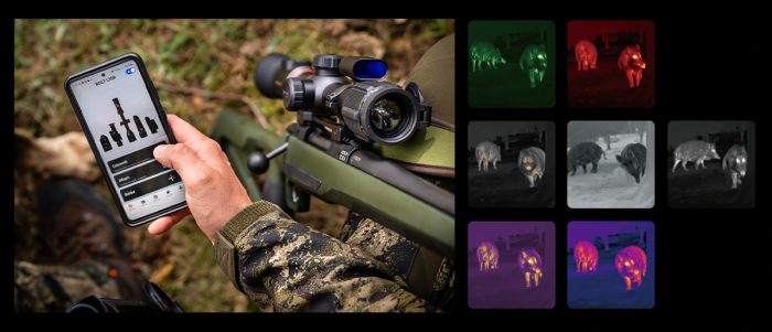 Nocpix Bolt H50R terepi használat és hőkép üzemmódok