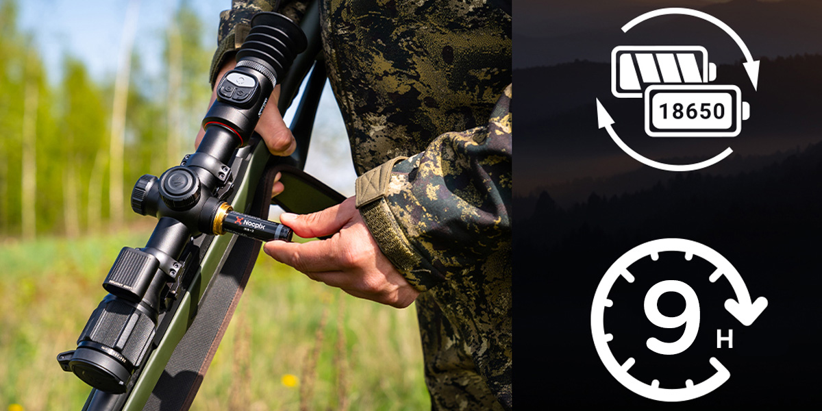 Nocpix Bolt H50R hőkamera céltávcső – erős teljesítmény, pontos távolságmérés, tiszta hőkép - Image 3
