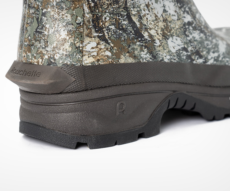 Rouchette VENEUR NEO ZIP CAMO SP 4 mm neoprénes cipzáras vadászcsizma – barna terepmintás - Image 5