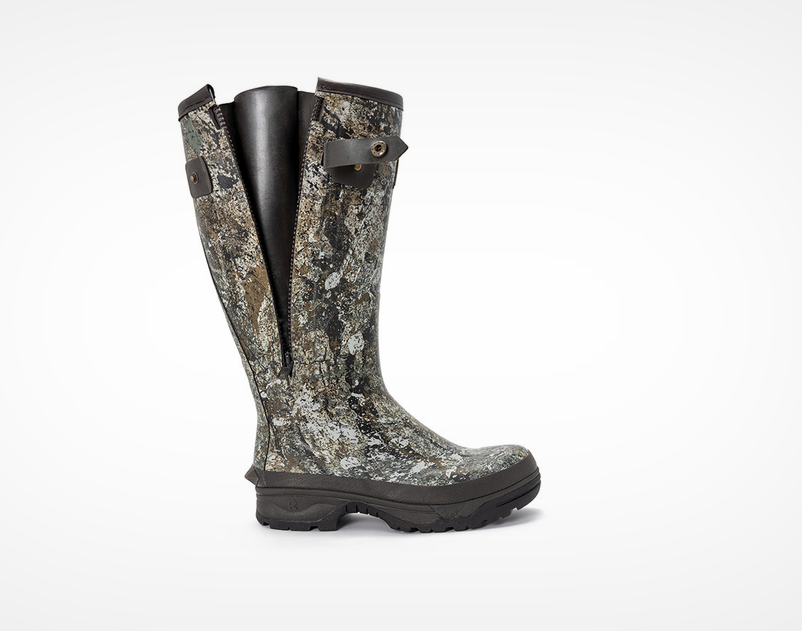 Rouchette VENEUR NEO ZIP CAMO SP 4 mm neoprénes cipzáras vadászcsizma – barna terepmintás - Image 4