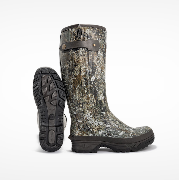 Rouchette VENEUR NEO ZIP CAMO SP 4 mm neoprénes cipzáras vadászcsizma – barna terepmintás - Image 2