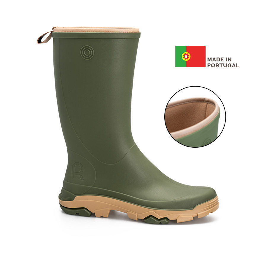 Rouchette REMOOVE bélelt vadászcsizma 973 – khaki, vízálló kivitel