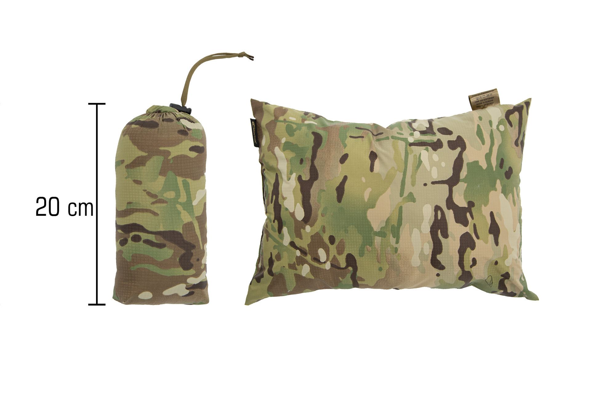 Carinthia Travel Pillow G-LOFT® utazópárna – Multicam