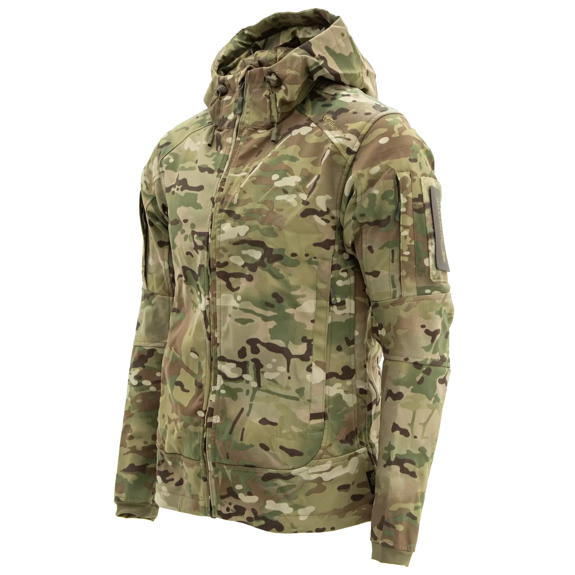Carinthia Softshell Jacket Special Forces Multicam – szigetelt softshell kabát – Multicam – gyári termékfotó 2