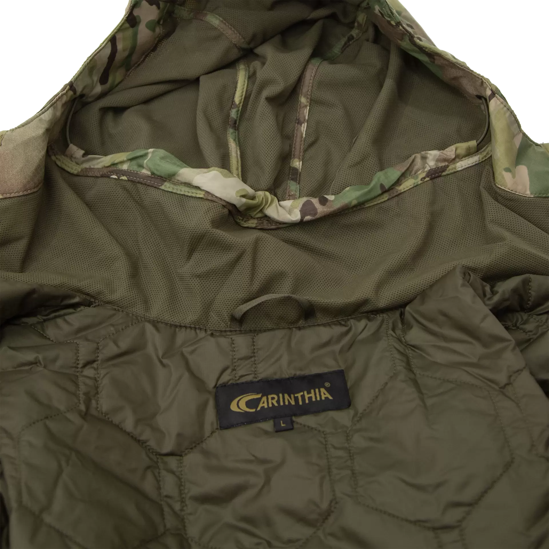 Carinthia TLG 2.0 Jacket – könnyű hibrid technikai kabát – Multicam – gyári termékfotó 25