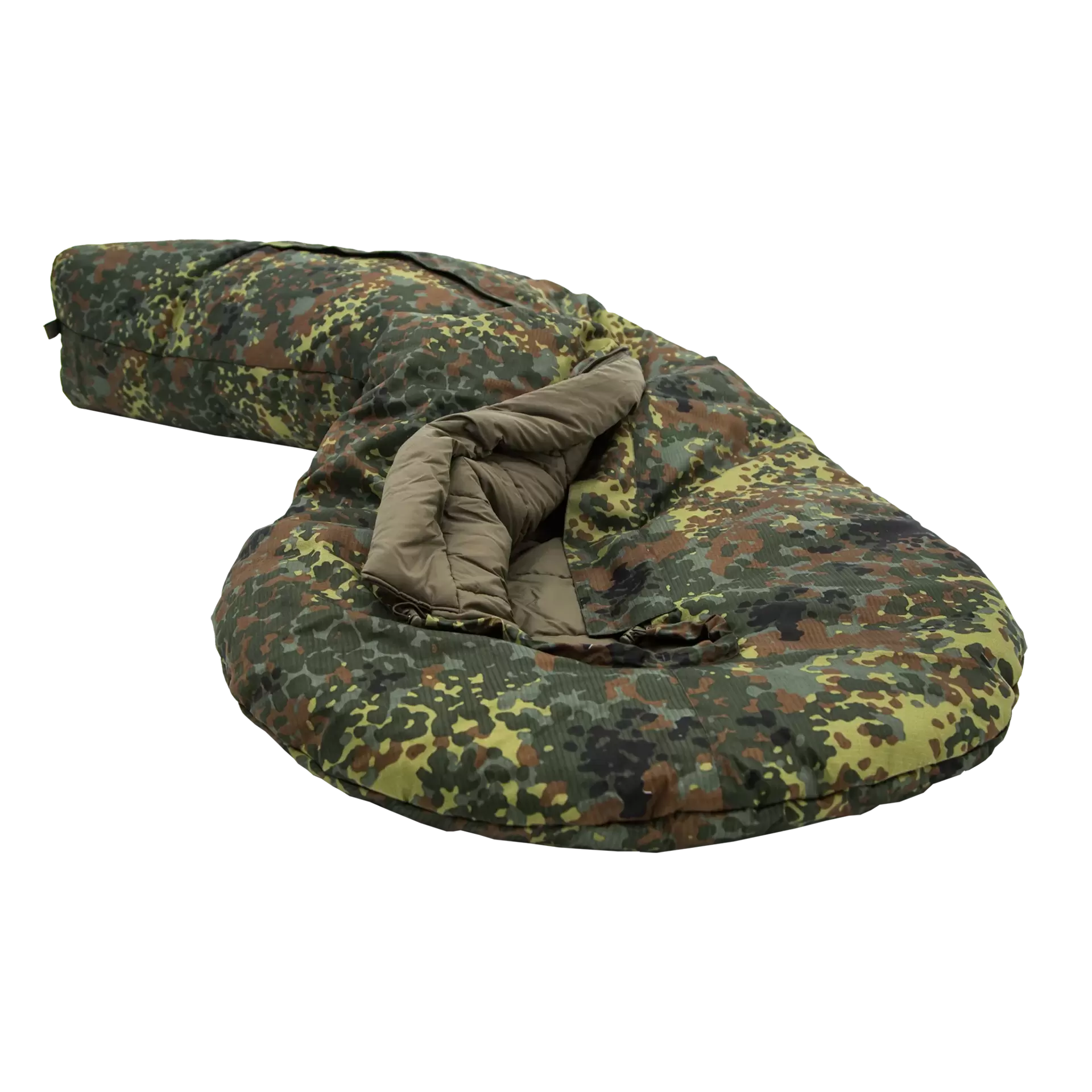 Carinthia Defence 4 háromévszakos G-LOFT hálózsák – 5 színű Flecktarn – gyári termékfotó 18