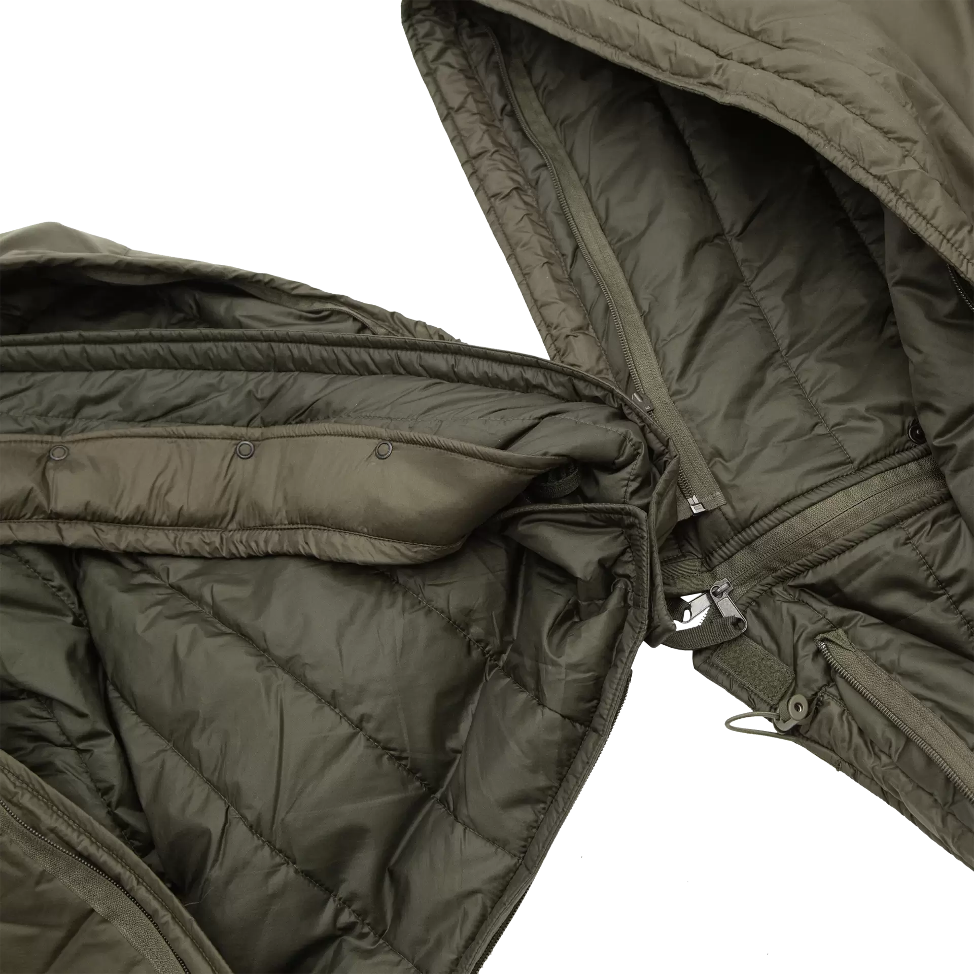 Carinthia CPS Poncho System szigetelt poncsó és alvórendszer – Olíva – gyári termékfotó 8