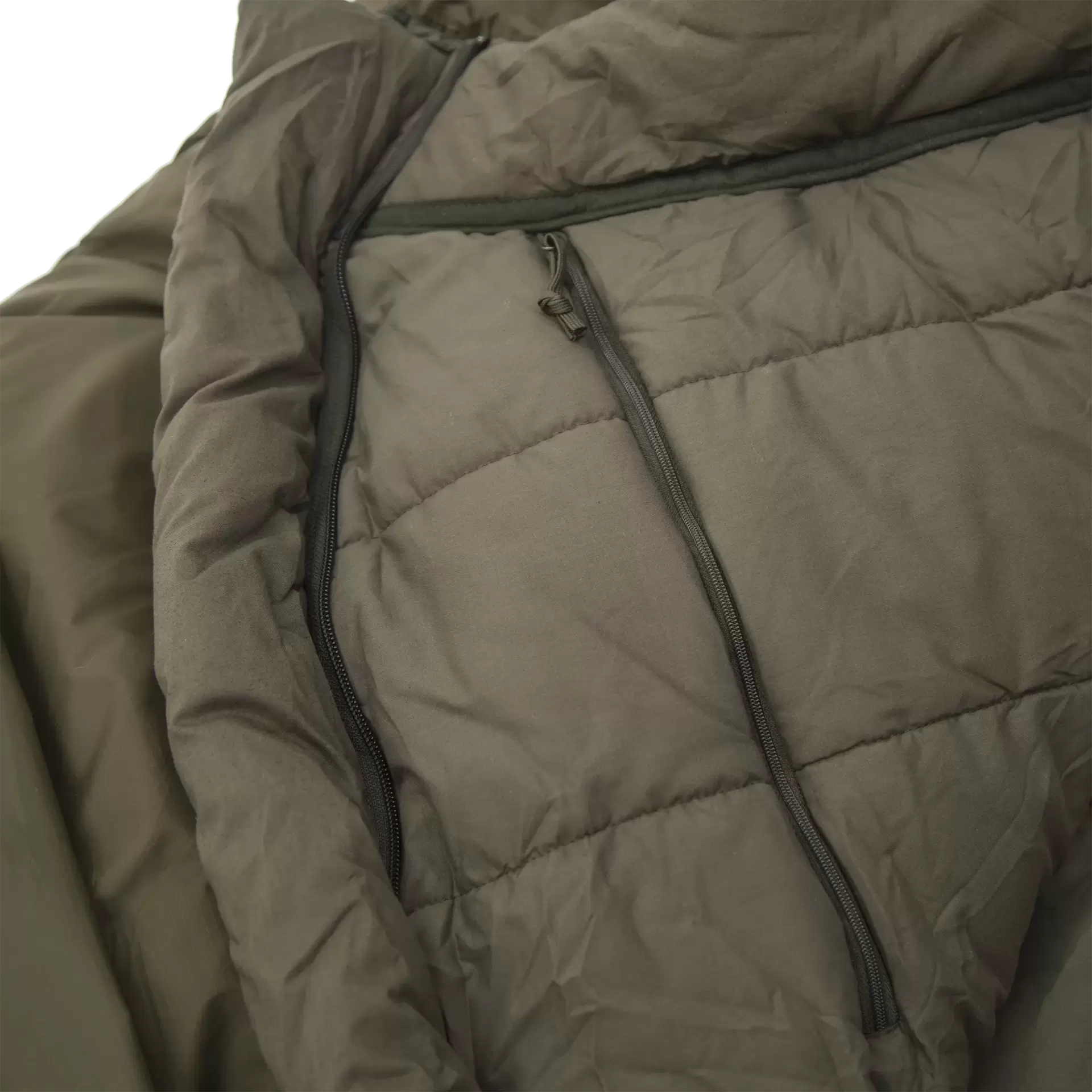 Carinthia Wilderness G-LOFT hálózsák karnyílásokkal – Olíva – gyári termékfotó 5