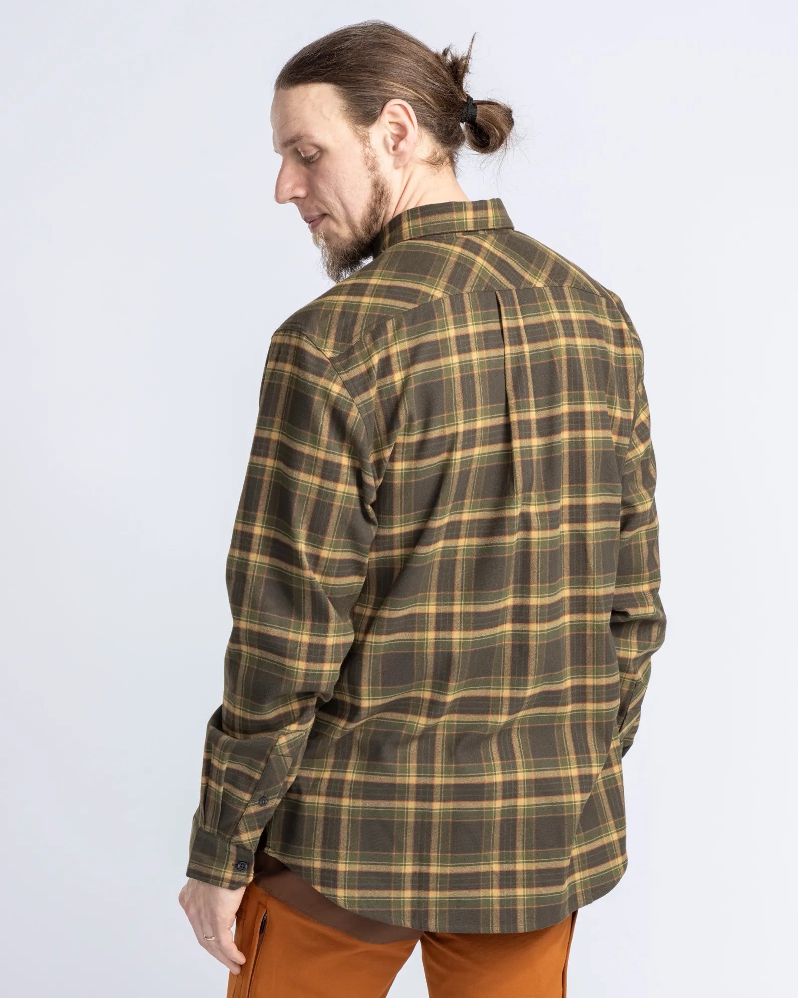 Abisko Hiking Flannel Shirt M´s – Moss Green (135) – 5225