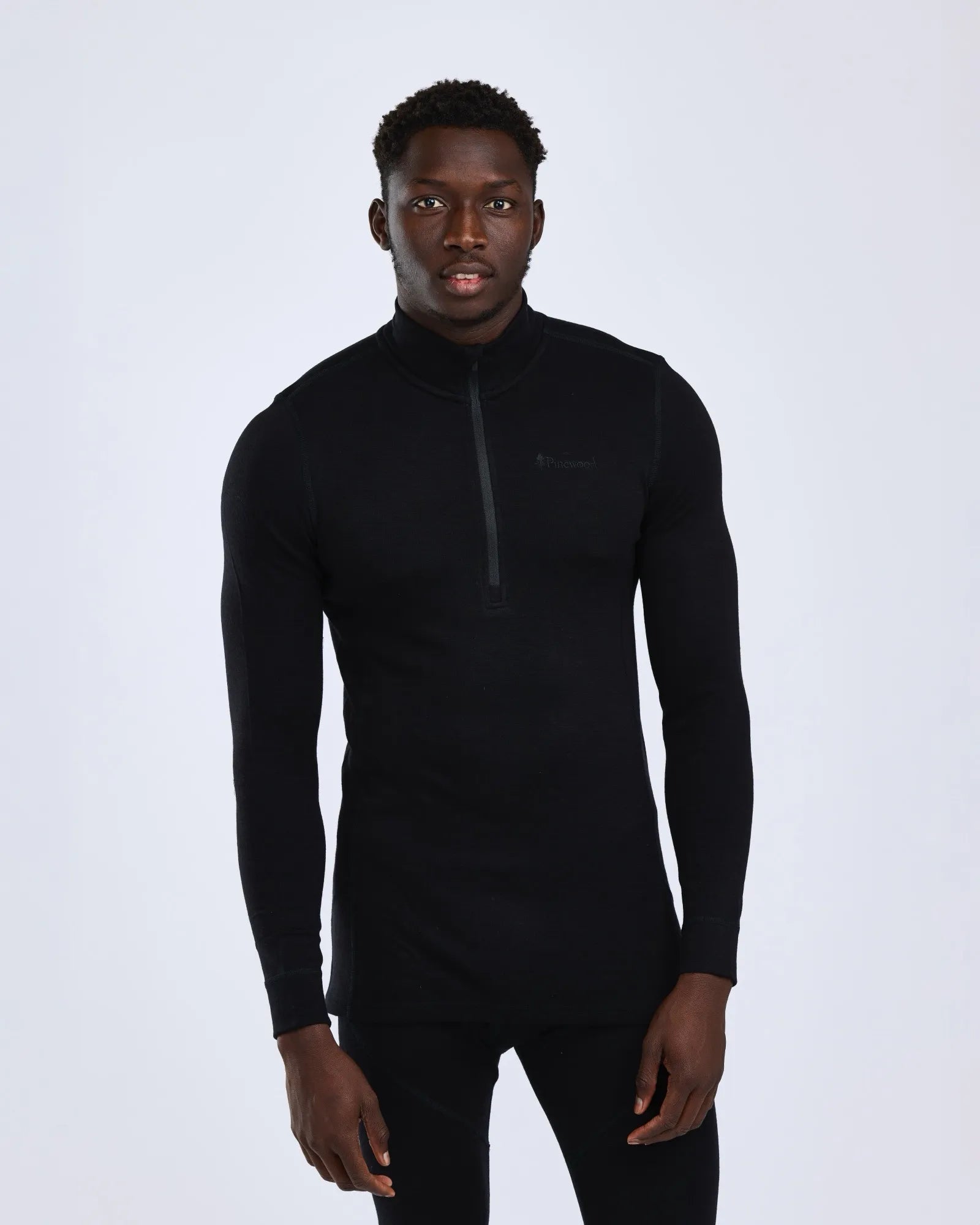 Abisko Merino Base Layer Half Zip M's – Smoke Black (437) – 5406