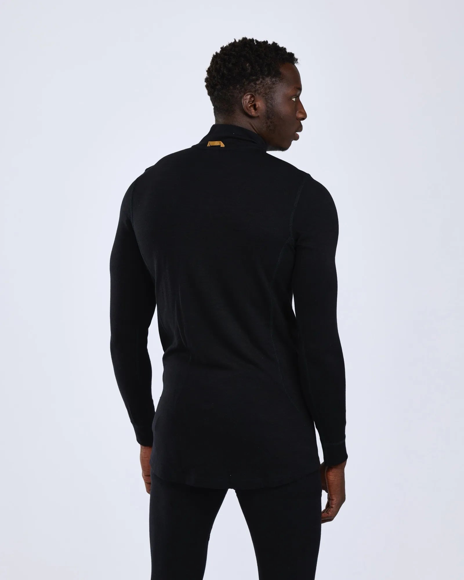 Abisko Merino Base Layer Half Zip M's – Smoke Black (437) – 5406