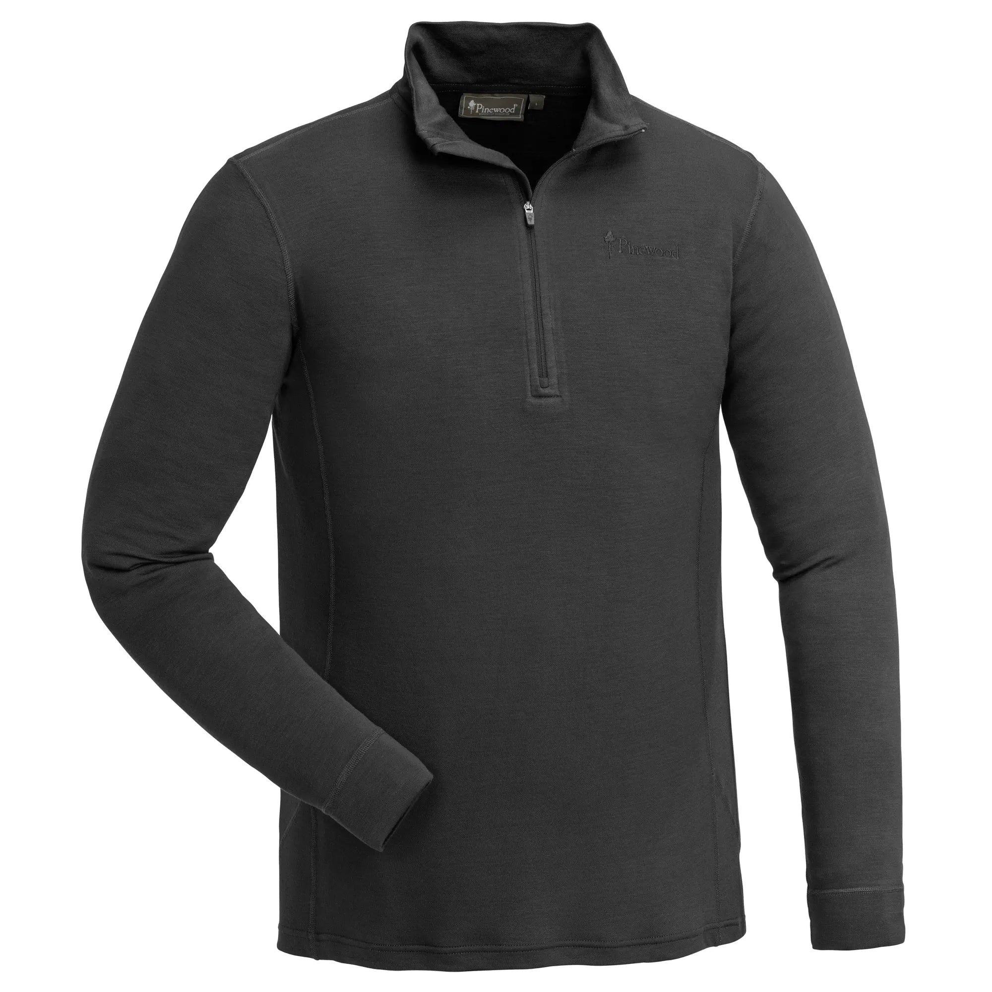 Abisko Merino Base Layer Half Zip M's – Smoke Black (437) – 5406