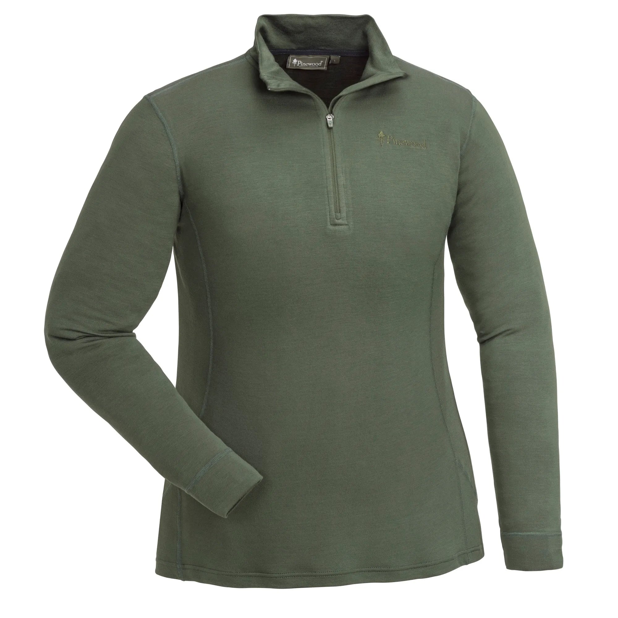 Abisko Merino Base Layer Half Zip W's – D.Mossgreen (733) – 3406