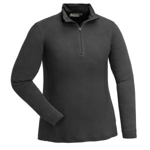 Abisko Merino Base Layer Half Zip W's – Smoke Black (437) – 3406
